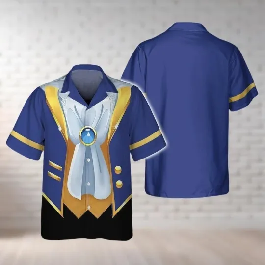 Discover Beauty And The Beast Cosplay Hawaiian Shirt , Disney Princess Hawaiian Shirt