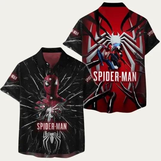 Discover MarveIs Spiderr Man 2 Hawaiian Shirt Unisex Adult, S-5XL Unisex Adult, S-5XL