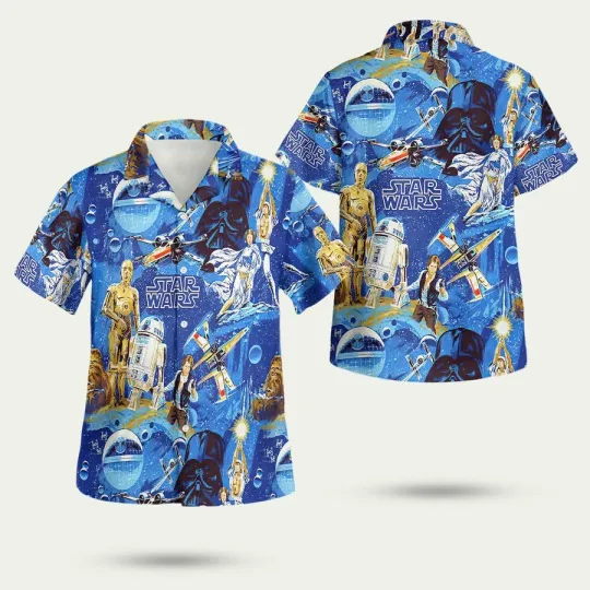 Discover Star Warss Vintage Pattern Hawaiian Shirt