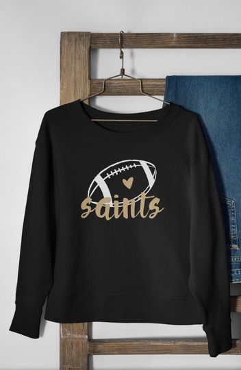 Saint Women's Sweatshirt, New Orleans Saints Sweatshirt, Gameday Saints Sweatshirt.