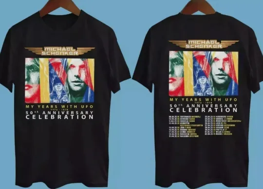 Discover Michael Schenker My Years with Ufo Tour 2025 T-shirt