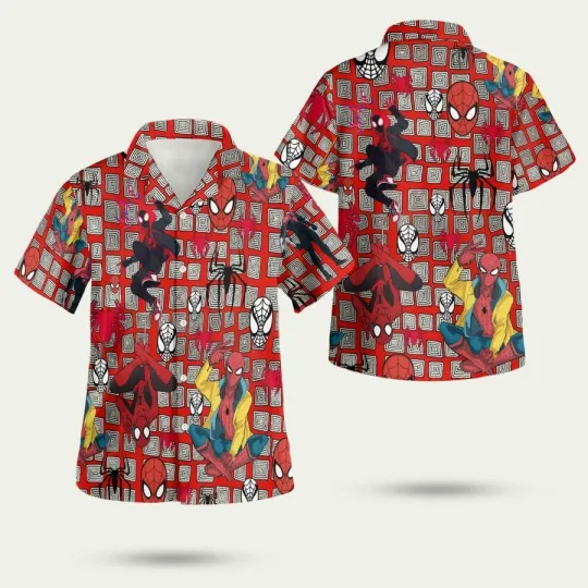 Discover Superhero Avengerss MarveI Spider Man Hawaiian Shirt