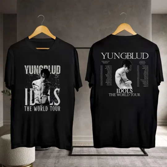 Yungblud 2025 Concert T-Shirt, 2025 Yungblud Idols World Tour Shirt