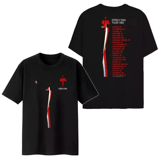 Steely Dan Aja Tour 1993 T-Shirt, Steely Dan Rock Band Tour T-Shirt