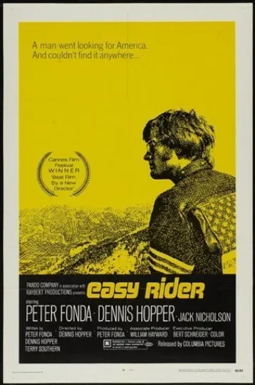 Discover Easy Rider Movie Poster P. Fonda & Dennis Hopper - Premium Matte Vertical Posters