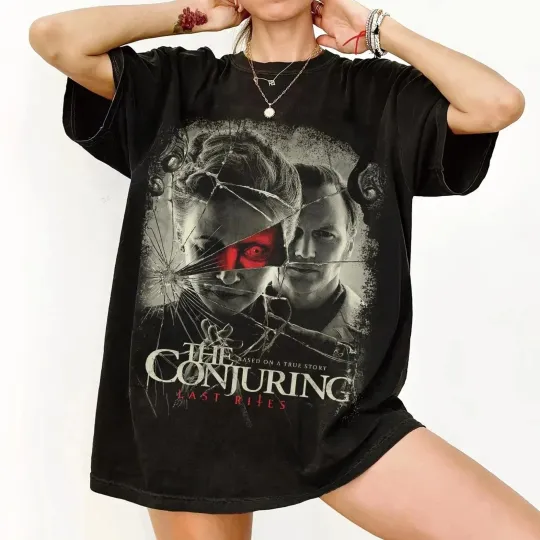 Discover The Conjuring Last Rites 2025 Shirt, Horror Movie T-Shirt Full Size