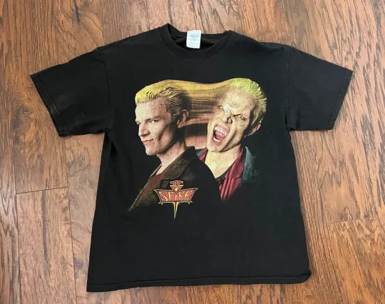 90s Buffy The Vampire Slayer Spike T-Shirt Movie Promo Reprint