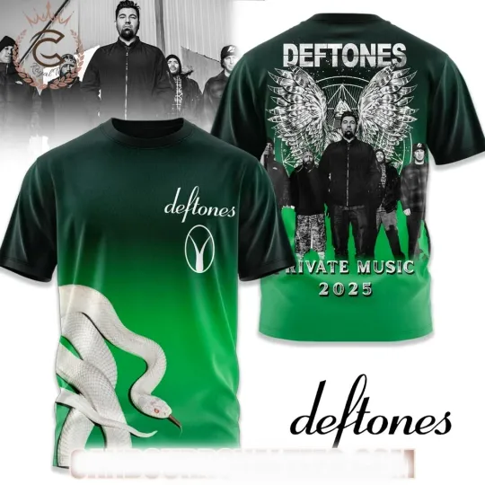 Deftone Private Music 2025 3D AOP T-Shirt Men Women