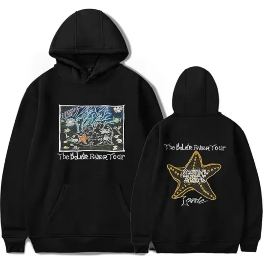Discover two sides hoodie, Vintage 2022 Lorde The Solar Power Tour 2022 Hoodie