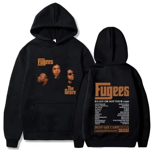 Fugees Band Hoodie, Ready or Not Concert Tour 1996