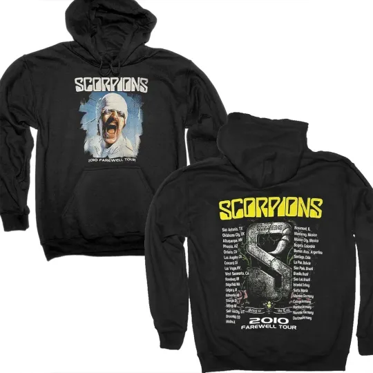 Discover New SCORPIONS 2010 FAREWELL TOUR Christmas Gift Hoodie