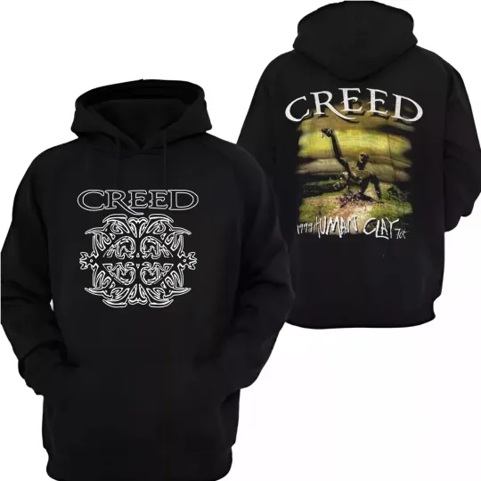 Discover Creed Human Clay 1999 Tour Shirt HOODIE Black All Size Shirt