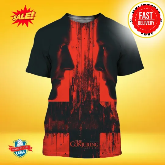 Discover The Final Conjuring Last Rites Movie 3D T-Shirt September 2025