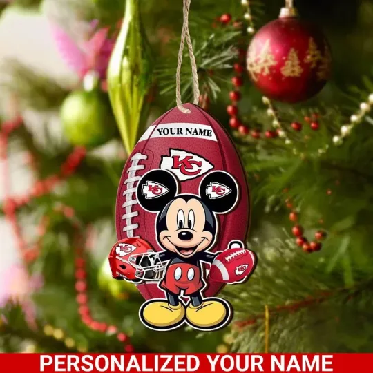 Discover Personalized Kansas City Football Team KC Chiefss Christmas Ornament Gift Decor