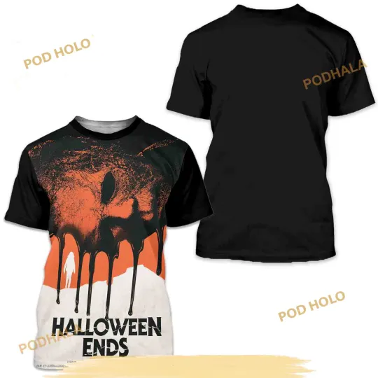 Discover Halloween Ends 3D T-Shirt for Horror Movie