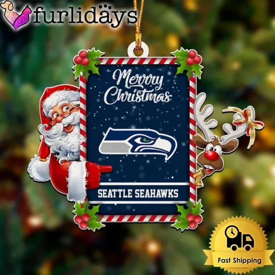 Discover Personalized Seattle Football Team Seahawks Christmas Ornament Gift Decor