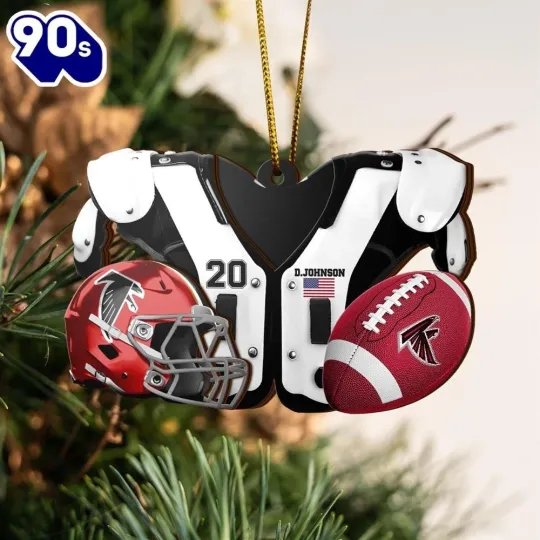 Discover Personalized Atlanta Football Team Falcons Christmas Ornament Gift Decor