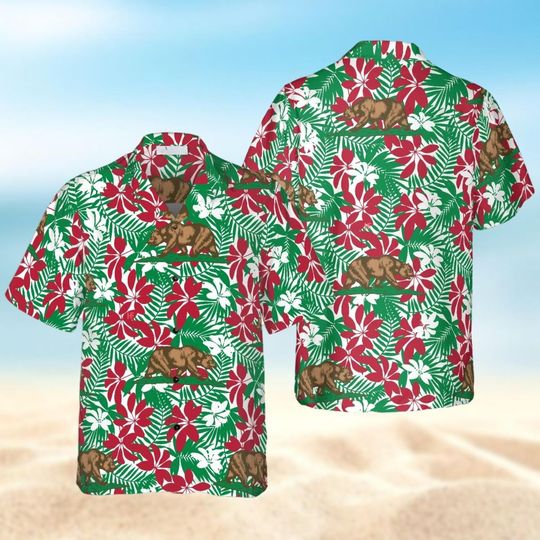 Discover Brown Bear Hawaiian Shirt, Tropical Aloha Shirts Men, Bear Hawaii Tee, Cute Animals Summer Shirt, Vacation Shirts For Men Women