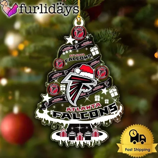 Discover Personalized Atlanta Football Team Falcons Christmas Ornament Gift Decor