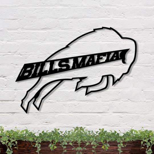 Bills Mafia Sign, Bufallo Bills Sign, Buffalo Football Sign, Buffalo Bills Fan Gift, Bills Football Sign, Buffalo Bills Football Gift
