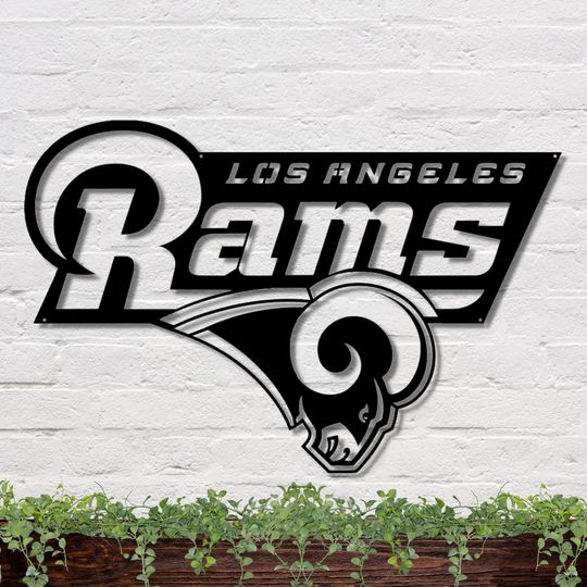Los Angeles Rams, Rams Sign, Rams Fan Gift, Rams Wall Art, Rams Man Cave Sign, Los Angeles Rams Football Sign, Rams gift, Los Andeles Rams
