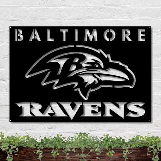 Ravens Football Sign, Baltimore Ravens Sign, Ravens Wall Art, Ravens Football Sign, Baltimore Ravens, Ravens Football, Baltimore Ravens Gift