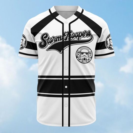 Stormtrooper Baseball Jersey, Disney Trip Shirt, Magic Kingdom Shirt, Disneyland Shirt, Family Vacation Tee, Star Wars Fan Gift