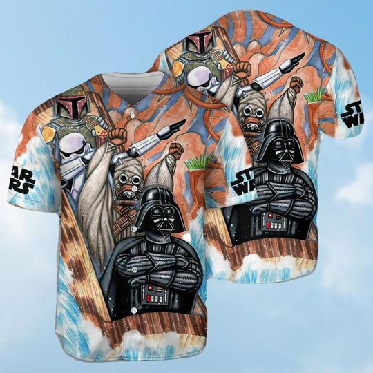 Disney Star Wars Baseball Shirt, Darth Vader And Boba Fett Shirt, Magic Kingdom, Family Vacation Shirt, Gift For Fan