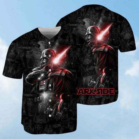Darth Vader Star Wars Baseball Jersey, Disney Trip Shirt, Magic Kingdom, Disneyland Shirt, Gift For Fan