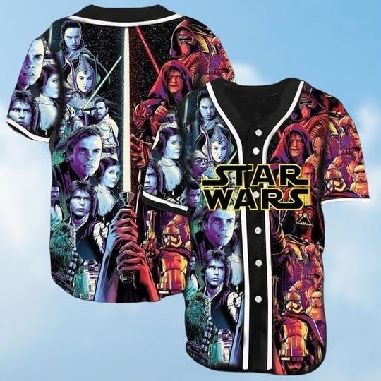 Star Wars Jersey Baseball Jersey, Disney Trip Shirt, Magic Kingdom Tee Shirt, Birthday Gift For Fan