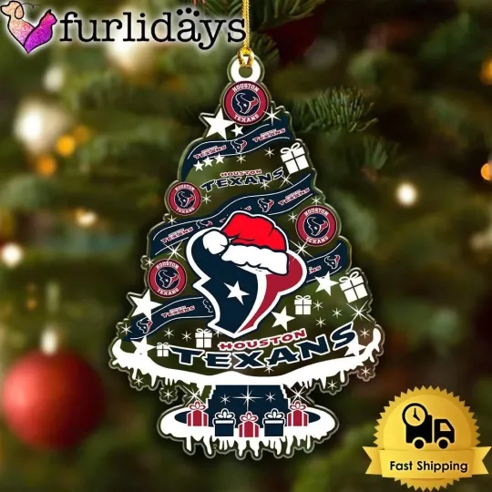 Discover Personalized Houston Football Team Texans Christmas Ornament Gift Decor