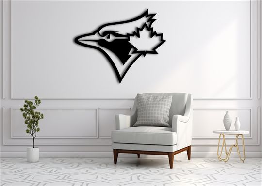 Blue Jays, Metal Sign, Sports Team Sign, Home Design, Metal Wall Art, Wall Decor, Custom Metal Sign