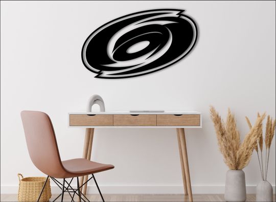 Discover Carolina Hurricanes, Metal Sign, Hockey, Sports Team Sign, NHL, Hockey Team, Home Design, Metal Wall Art, Wall Decor