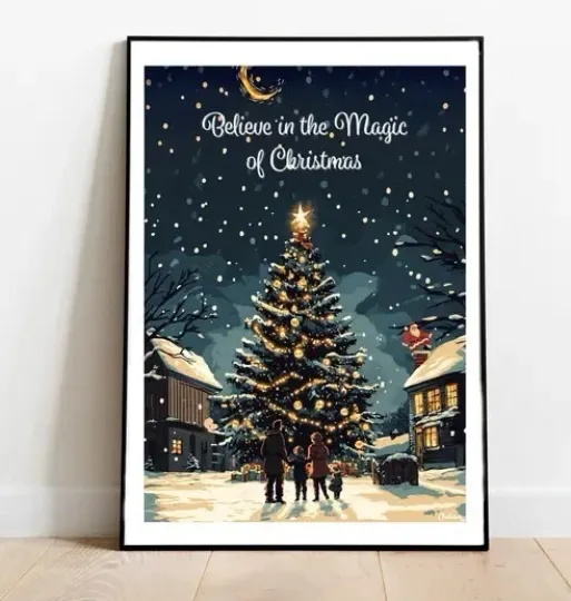 Discover The Magic of Christmas Vertical Poster