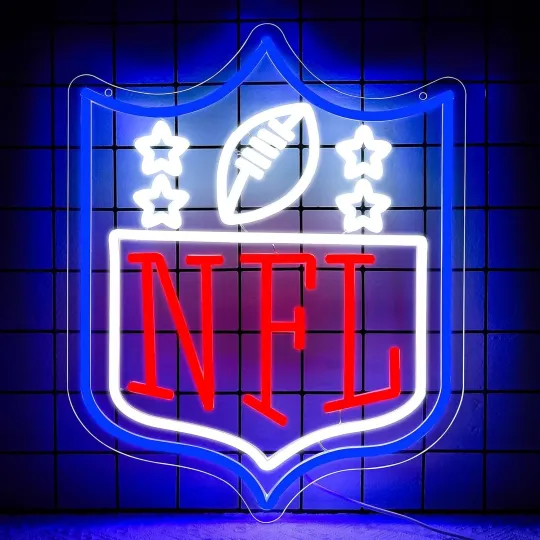 Discover Football Logo LED Neon Sign