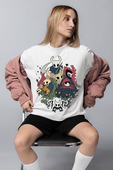 Hollow Knight T-Shirt, Gaming Hollow Knight Tee, Indie Game Shirt, Gamer Gift Shirt, Hollow Knight Merch, Metroidvania Shirt, Video Game Tee
