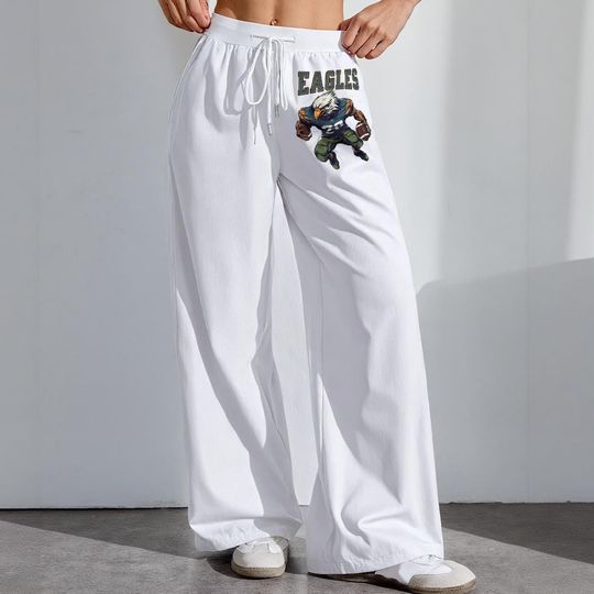 Eagles Football Women's Pajama Pants, Cute Game Day Outfit, Trendy Football Outfit