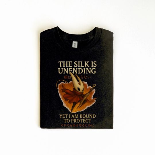 Discover Hollow Knight Silksong Hornet Tee: 'The Silk Is Unending