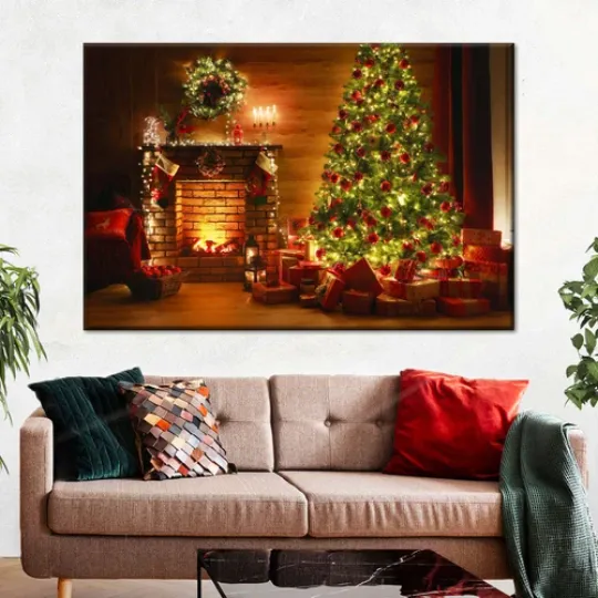 Discover Pre-lit Christmas Wall Art Christmas Tree Wall Art Christmas Framed Wall Art_...