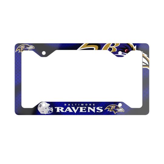 Discover Baltimore Ravens, Football Team Fan, football Decor, Car Accessories, Sports Gift - License Plate Frame,
