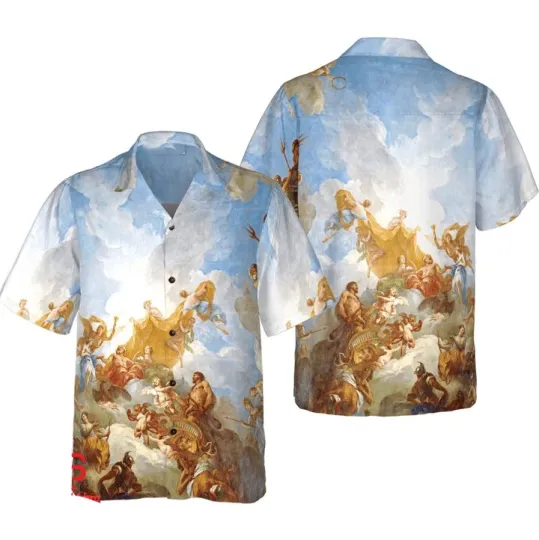 Greek Gods on Mount Olympus Hawaiian Shirt