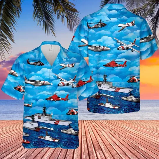 US Coast Guard Hawaiian Shirt