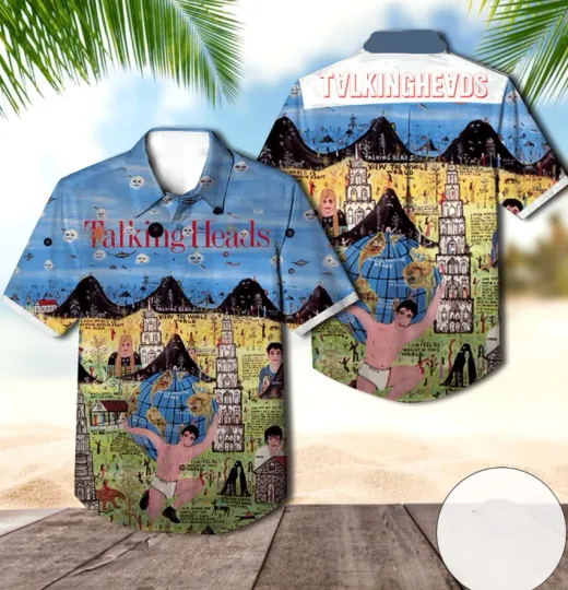 Discover Talking Heads Little Creatures Album Cover Hawaiian Shirt