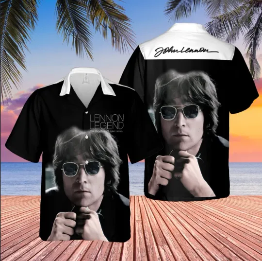 Discover Lennon Legend The Very Best Of J Lennon Hawaiian Shirt