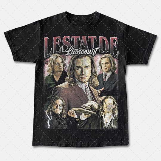 Discover Lestat de Lioncourt Unisex Heavy Cotton Tee, Vampire Gothic Tee, Vampire Lestat Shirt, Book Lover Gift, Classic Literature Shirt
