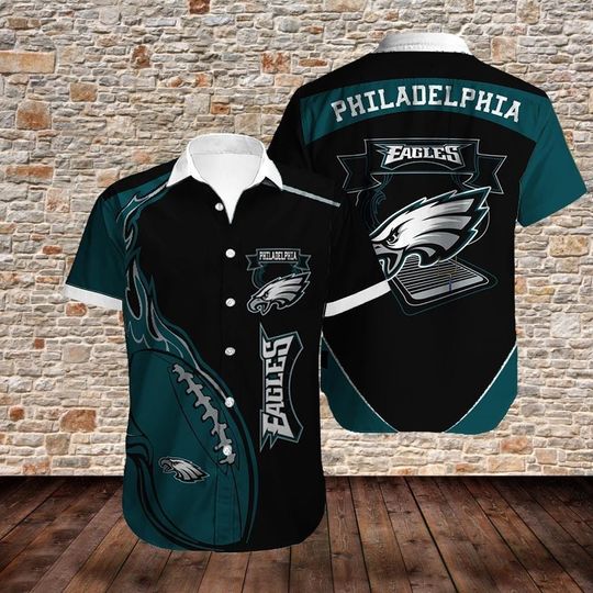 Discover Philadelphia Eagles Hawaiian Shirt, football Football Aloha Shirt, Unisex Fan Gift