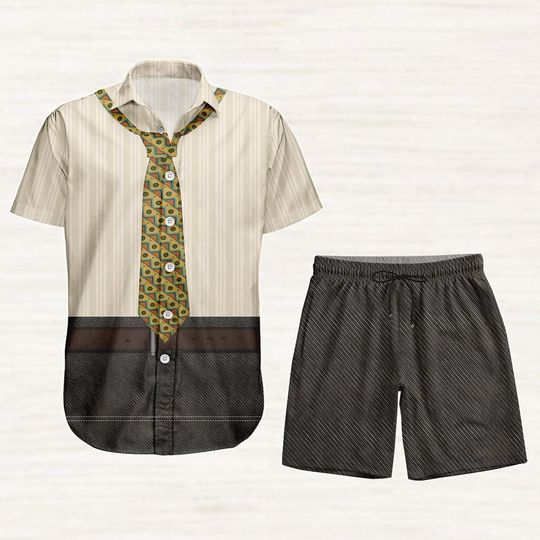 Bill Andersen Inside Out Cosplay Button Shirt, Disney Father Riley Hawaiian Shirt, Disney Emotions Shorts Men, Dad Halloween Costume