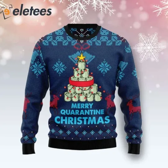 Discover Merry Quarantine Christmas Ugly Sweater 2AHGTCP3