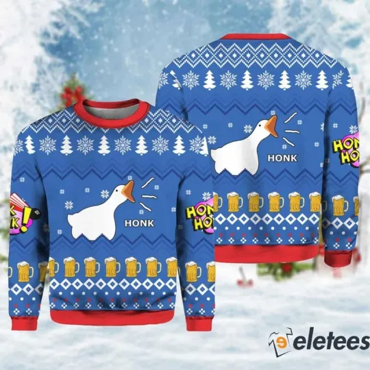 Discover Goose Honk Ugly Christmas Sweater 33TQ3H74