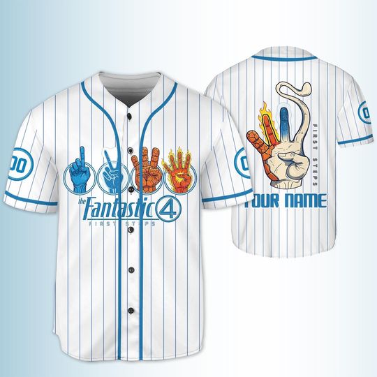 Discover Custom Disney Fantastic Four Baseball Jersey, Kid Youth Adult Jersey